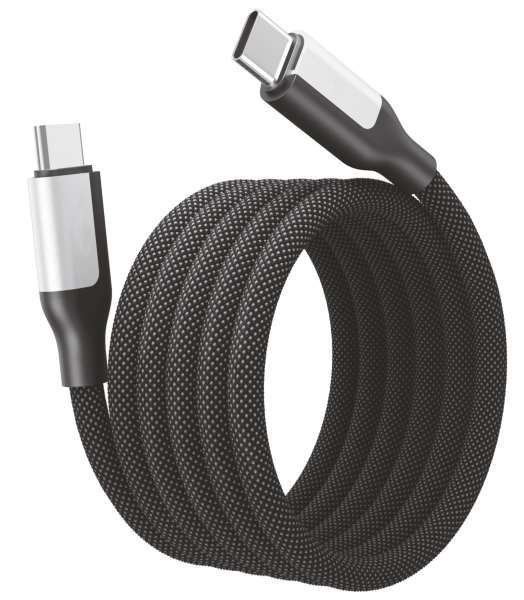 Кабель Moreus Magnet USB-C to USB-C 1m (Black)